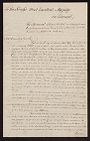 Petition, cover letter and memorandum, 1767 